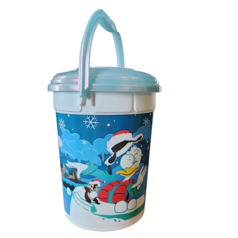 Disney Parks Christmas Holiday Collectible Popcorn Bucket Mickey Mouse - Picture 2 of 6